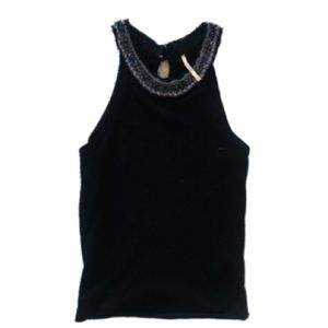 FREE PEOPLE black top with beads